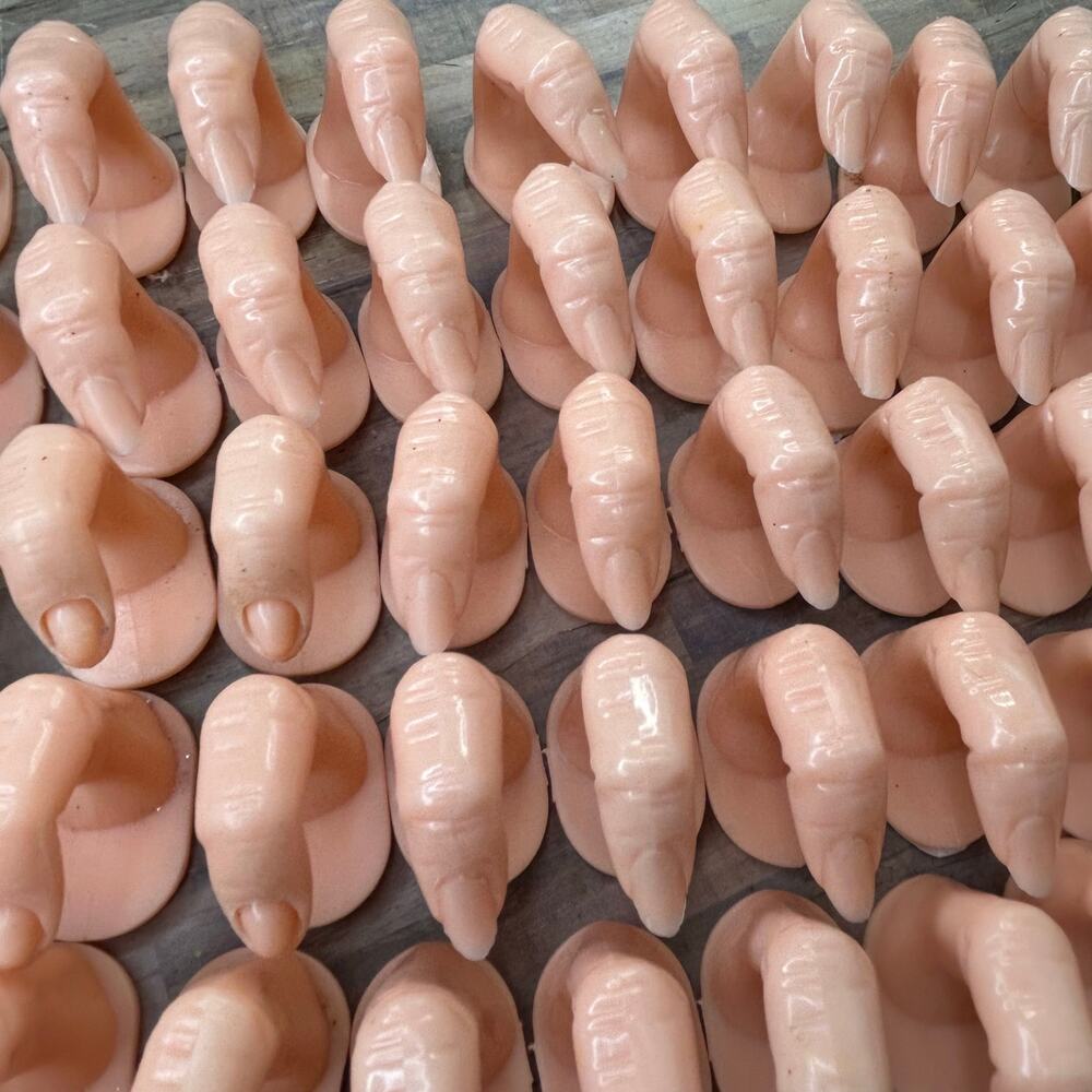 Fake Finger Nail Practice (61) pieces Nail Art Fake Display Finger